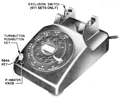 500 Series Desk Telephones, 510, 511 Tl