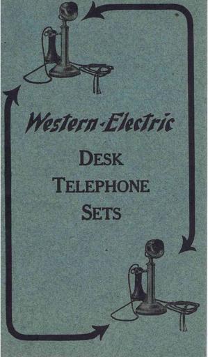 1916ca - WECo Booklet No 1079-B - Desk Telephone Sets