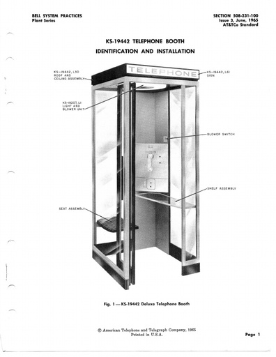 KS-19442 Booth- Description - Installation BSP