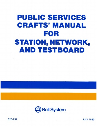 PSCM - 325-757 i3 Jul80 - Public Services Crafts Manual [LARGE FILE]