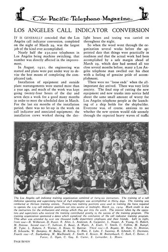 24 - Los Angeles Call Indicator Conversion Ptm May 1924 Ocr R