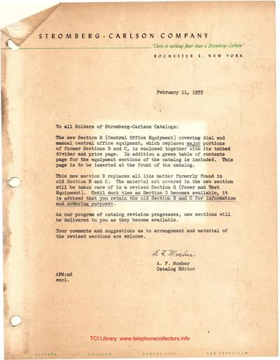 SC Catalog 1950-55