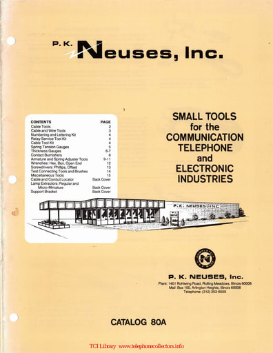 P. K. Neuses Catalog 80A - 1979