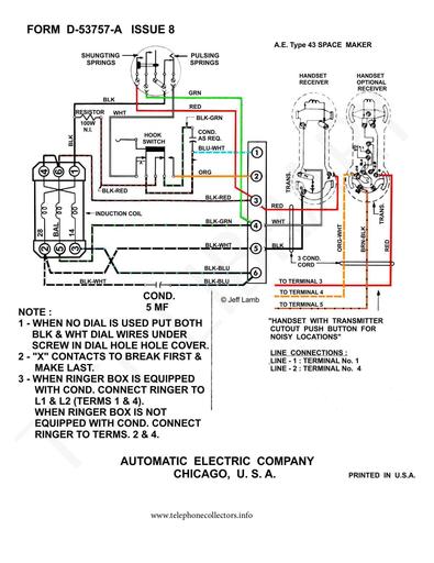 AE 43, Spacemaker - Annotated Wiring