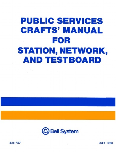 PSCM - 325-757 I3 Jul80 - Public Services Crafts Manual - Ocr R