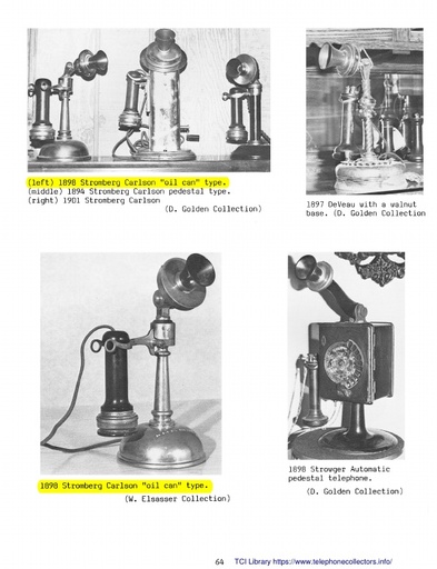 The Telephone Connection - Dommers 1983 - excerpt p64 - SC Oil Can