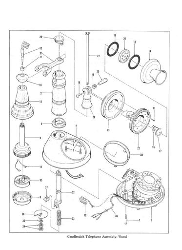 Candlestick WoodBS4100 Tl