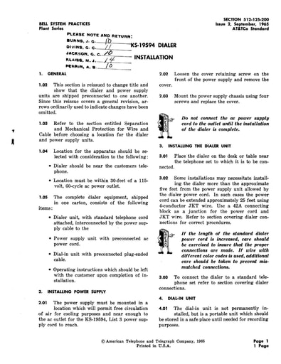 512-125-200 i2 Sep65 - KS-19594 - Magicall Dialer - Installation