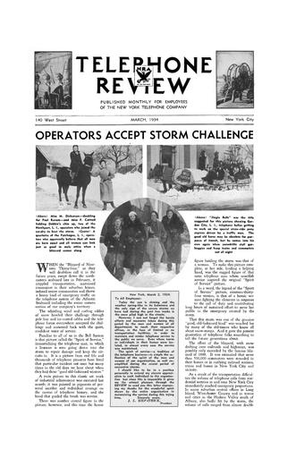 34 - NY Tel Telephone Review - March 1934 Ocr JR