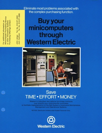 WECo Minicomputers