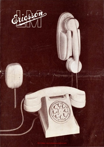 Ericsson - Installation of Domestic Telephones with Calling Buttons 1955