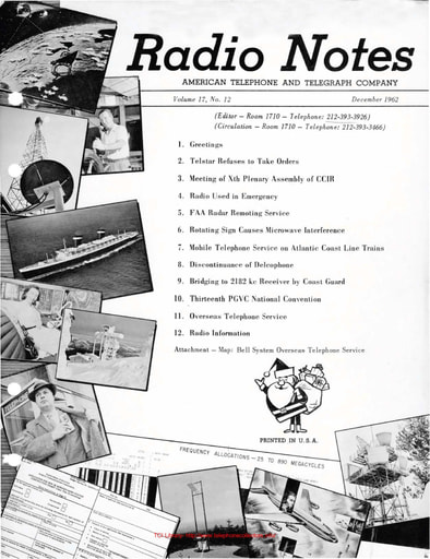 ATT Radio Notes 1962 12 Dec