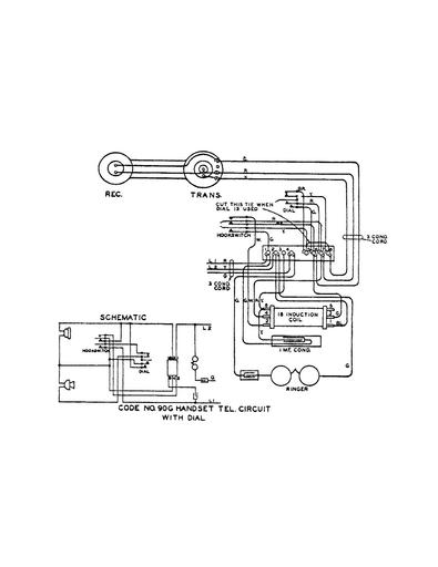 Common Battery Telephones, Leich 90, L90 Tl - wiring