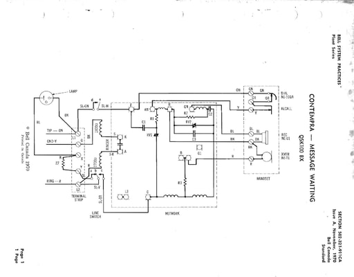 502-321-911 CA iA Nov70 - Contempra - Message Waiting - QSK100DX