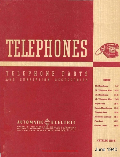 AE Catalog 4055-C Jun40 - Telephones
