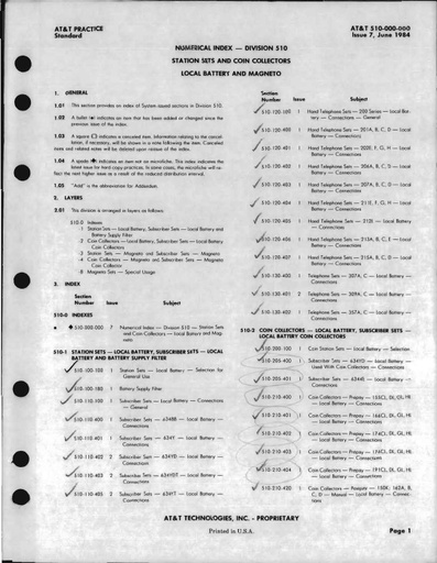 510-000-000 i7 Jun84 - Index