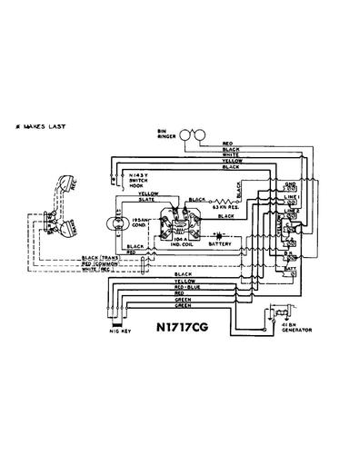 N1717 Magneto Telephone, N1717CG, Ne1717cg Tl