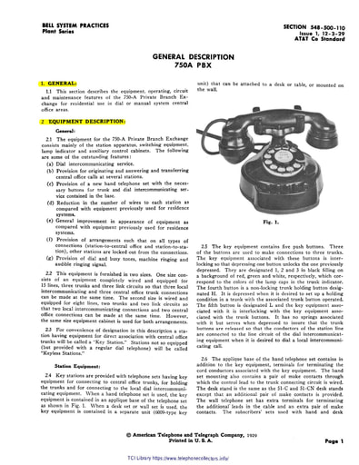 548-500-110 i1 Dec29 - 750A PBX Description