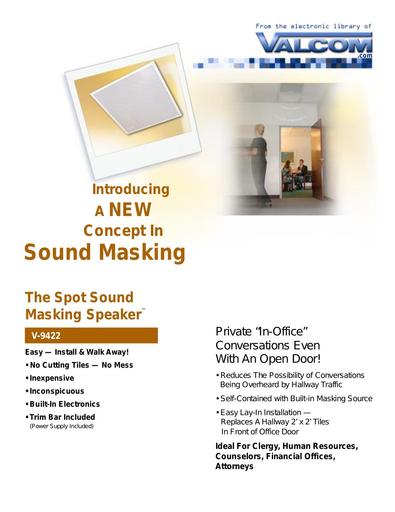 Sound Masking Bc