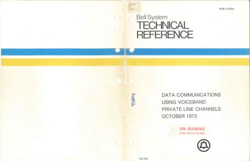 73 - BSTR 41004 Oct73 - Data Comm Handbook 326-584