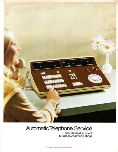 AE Circular 1199 Nov72 - Automatic Telephone Service GTX 400 Hitachi