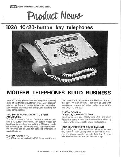GTE KTS 110409 - Product Bulletin 17A - Tl
