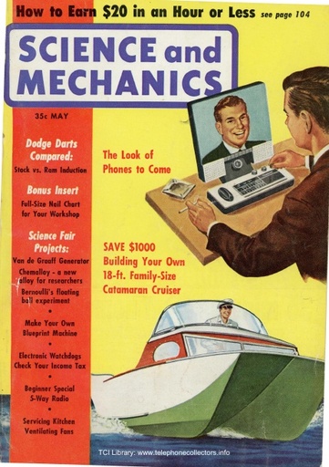 61May Science & Mechanics p48 - Look of Phones to Come (AE)