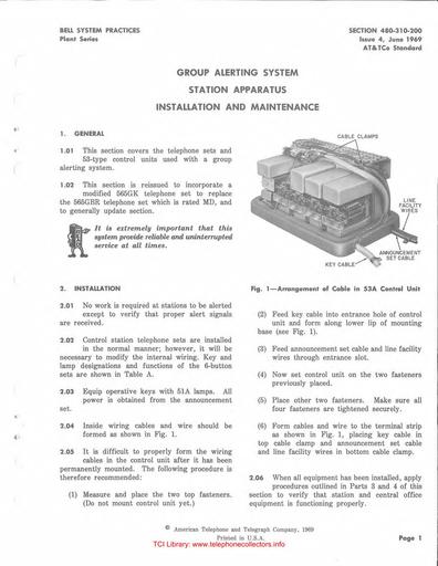 480-310-200 i4 Jun69 - Group Alerting System Installation and Maintenance
