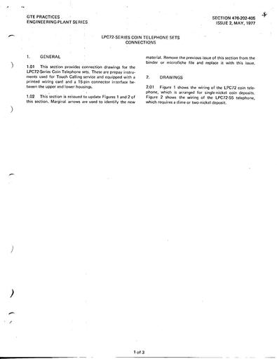 GSP 476-202-405-i2-LPC72-Connections Tl