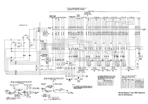 AE 186, Ae186d - Type 186 six-button 1A2 keyset, Rotary Dial  Tl