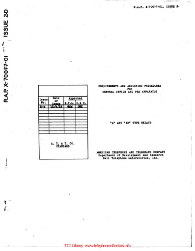 X-70077-01 i2D Dec28 - A and AB type Relays