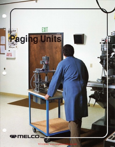 Melco Paging KTUs 1985 - Brochure Practices