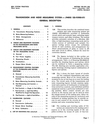 103-231-100 i1 Dec 1967 transmission measurement system general description
