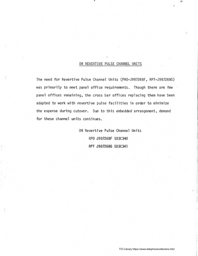 J98726BF RPO and J98726BG RPT RTW WE D4