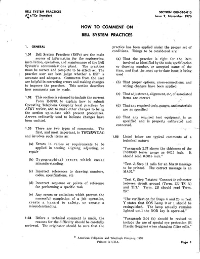 000-010-015 i2 Nov76 - How to Comment on BSPs