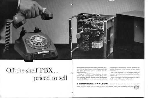Stromberg Carlson Ad - 1573-W, 2-line, 10-station PBX