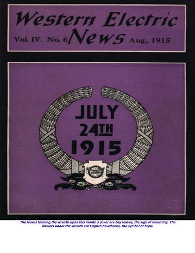 WECo News - July 24, 1915 Memorial