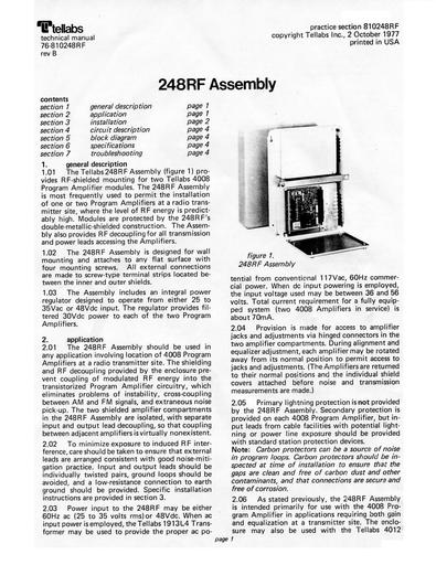 Tellabs248RFAssembly