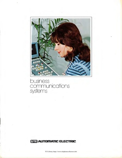 AE Circular 1195 Jul72 - Business Communication Systems ocr tci dp