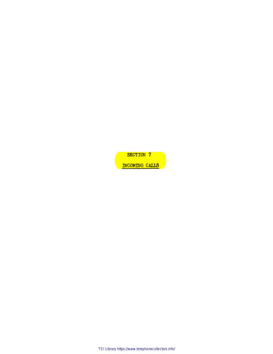 ATT 5XB vI Mar55 Wire Spring Sec7 - Incoming Calls