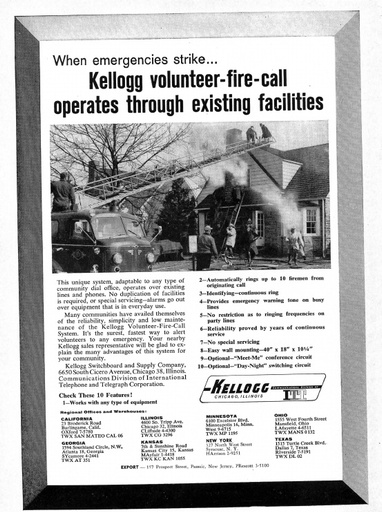 Kellogg Volunteer Fire Call Ad - Features