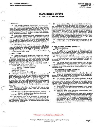 C30.002 i6 May55 - Transmission Zoning