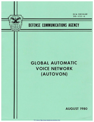 DCA 310-V55-6 Aug80 - AUTOVON Description