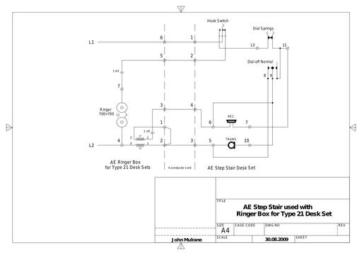 AE Desk Set Telephones, StStp21box Tl