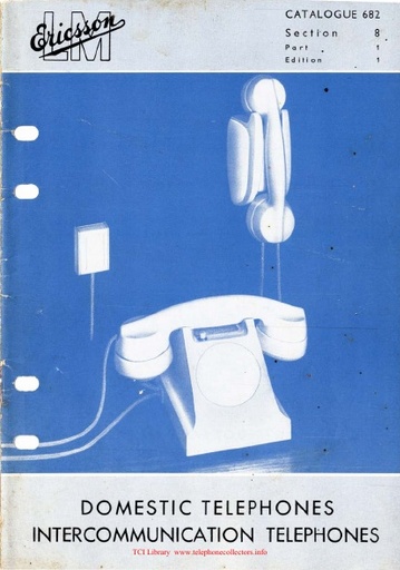 Ericsson - Catalog 682 section 8 - Domestic and Intercom Telephones