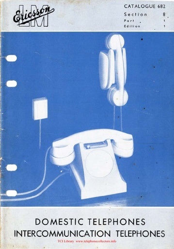 Ericsson - Catalog 682 section 8 - Domestic and Intercom Telephones