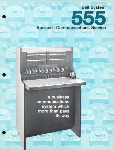 1967 - 555 PBX Business Comm Oct67 - Marketing Brochure