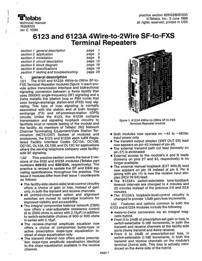 Tellabs 6123