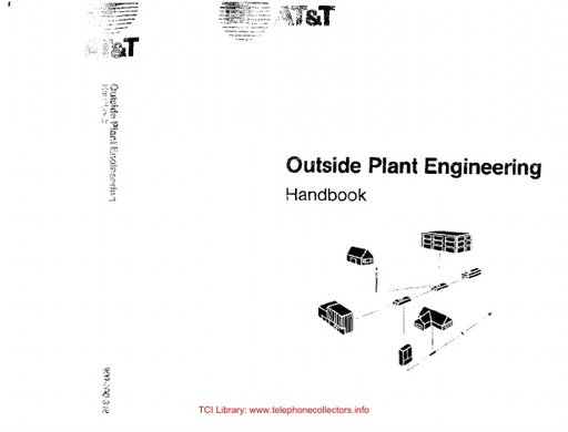 900-200-318 Jan90 - Outside Plant Eng. HB - Selected TOC OCR