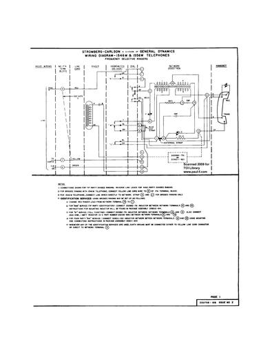 1543, 1544, 1546, 1553 and 1556 Telephones, SC1546W1 Tl